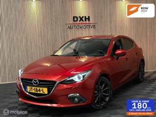 Hoofdafbeelding Mazda 3 Mazda 3 2.0 GT-M 1eEIGENAAR LEDER NAV DAB XENON STOELVW PDC
