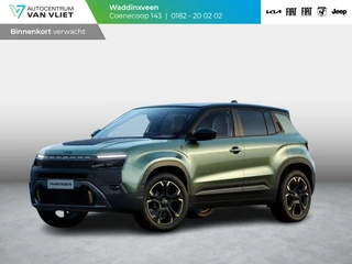 Hoofdafbeelding Jeep Avenger Jeep Avenger 1.2 4xe 85th Anniversary | Schuif/Kanteldak | Adapt. Cruise | Winter Pack | Convenience Pack | Elektr. A-Klep | Forest Green