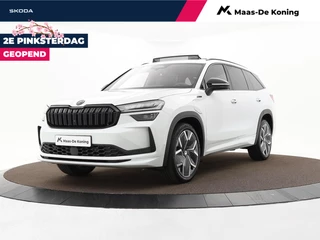 Skoda Kodiaq 1.5 TSI 204pk DSG PHEV Sportline Business · Panoramadak · CANTON Audio · 360gr. camera · Elektrische stoelverstelling · Achterbank verwarmd · 20'' inch · Apple/Android Car Play · Garantie t/m 24-11-2028 of 100.000km