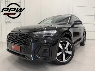 Audi Q5 Sportback 55 TFSI e quattro S-Line BLACK RS-LEER/HEAD-UP/TREKHAAK/CAMERA/20"/SFEER/CARPLAY/MATRIX/KEYLESS/BLACK-OPTIC PLUS/3X S-LINE/AUDI DEALER HISTORIE