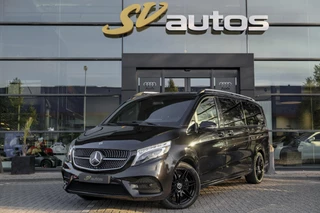 Mercedes-Benz V-klasse V300d AMG 240pk Extra Lang XL Burmester Elektrische schuifdeuren Trekhaak Night pakket Black Edition