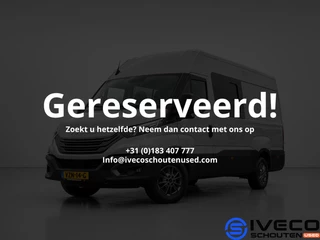Iveco Daily Multicab IS35SC2AA A8 Luchtvering • Adaptive Cruise Control •  Automaat • W3520L L3H2 • 3.0L 176pk • Camera • Trekhaak • BPM-vrij                                                                                         Standplaats: Veghel