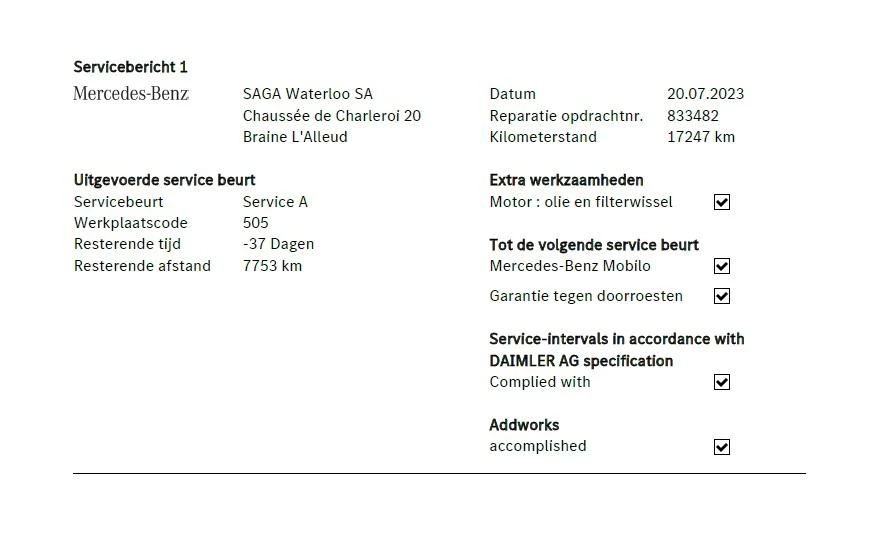 Hoofdafbeelding Mercedes-Benz A-Klasse