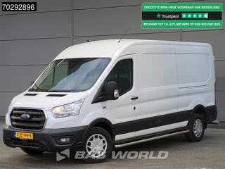 Hoofdafbeelding Ford Transit Ford Transit 130pk Automaat L3H2 Airco Cruise Parkeersensoren SYNC-display Euro6 L3 12m3 Airco Cruise control