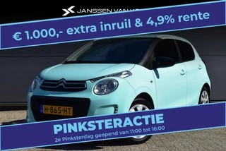 Citroen C1 1.0 VTi Feel Airco Extra Getint Glas Lederen Stuurwiel Lage Kilometerstand!
