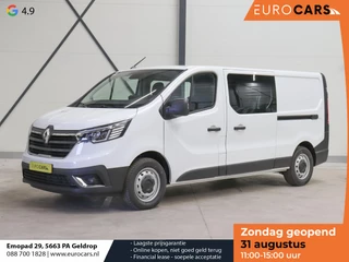 Renault Trafic 2.0 Blue dCi 150PK T30 L2H1 Advance Dubbele Cabine Airco Bluetooth Camera Cruise PDC Trekhaak
