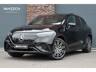 Hoofdafbeelding Mercedes-Benz EQE Mercedes-Benz EQE SUV 350 4MATIC AMG Line Premium+ 91 kWh | Luchtvering | Hyperscreen | Achterasbesturing | Distronic+ | Panoramadak | Burmester | Digital Light | Surround Camera | 22kW | Warmtepomp |