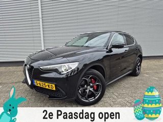 Alfa Romeo Stelvio 2.0 T AWD Super Automaat, panoramadak,trekhaak,cruise,navigatie,achteruitrijcamera,lederen bekleding,parkeersensoren,