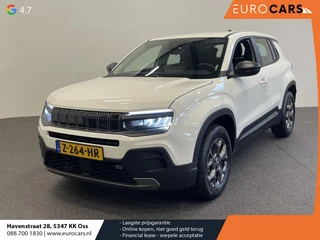 Hoofdafbeelding Jeep Avenger Jeep Avenger Longitude Automaat 54 kWh Navigatie Apple Carplay/Android Auto Climate Control Cruise Control Lichtmetalen Velgen Dab Keyless Parkeer Sensoren