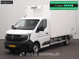 Renault Master 170PK BPM VRIJ! Koelwagen 2025model BPM vrij! Thermo King C-250 LED Airco Cruise Carplay Koeler Koel Kühlwagen Kühlkoffer 17m3 Airco Cruise control