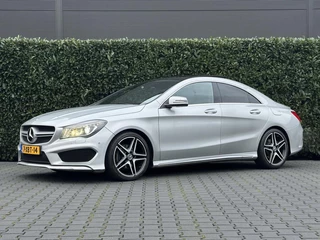 Mercedes CLA-klasse 180 Ambition Comfort, NL AUTO, NAP LOGISCH, AMG-PAKKET, PANO, LEDER/ALCANTARA, NAVI, CRUISE, PDC, LED, CLIMATE CONTROL, LICHTMETAAL 18"