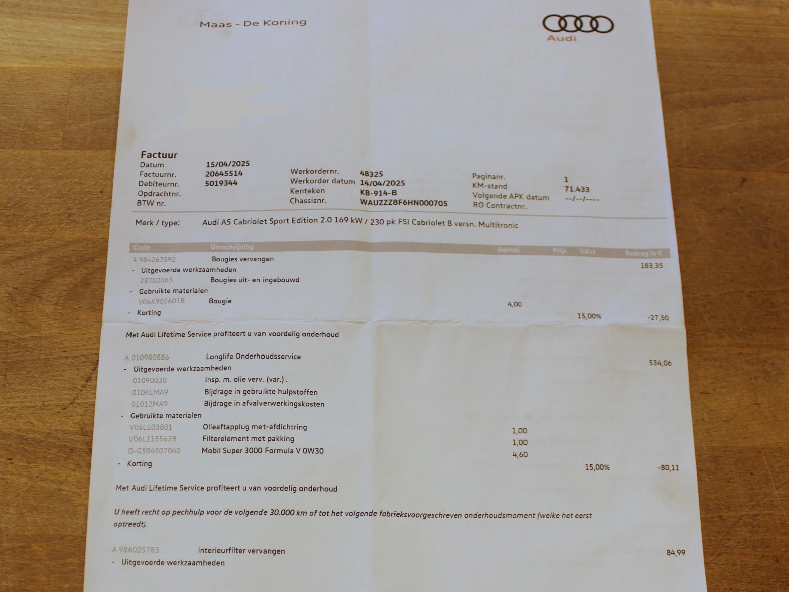 Hoofdafbeelding Audi A5