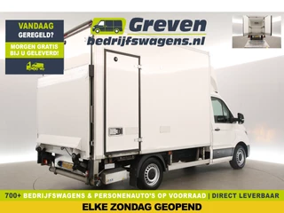 Volkswagen Crafter 35 2.0 TDI Bakwagen 141PK | NACHTKOELING | DSG Automaat Koelwagen Laadklep Laadbak Zijdeur Koelauto Airco Cruise Navi 3 Persoons