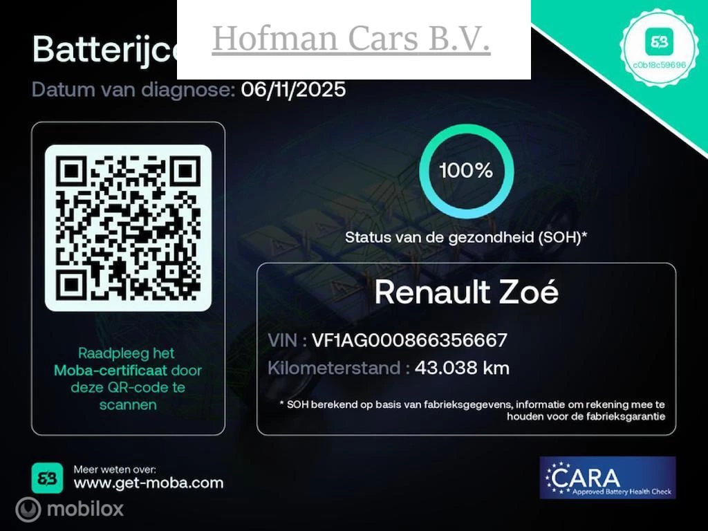 Hoofdafbeelding Renault ZOE