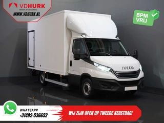 Iveco Daily 35S18HV 3.0 Aut. ZF BPM VRIJ! Bakwagen Laadklep/ LED/ Spoiler/ 3.5T Trekverm./ Gev.stoel/ Adapt.Cruise/ Navi/ Carplay/ Climate/ 440x210x230