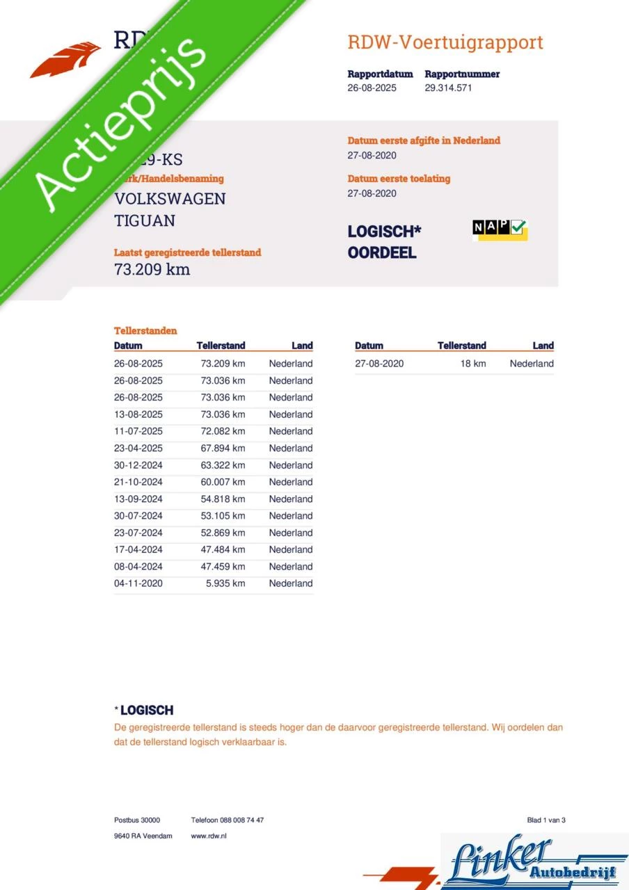 Hoofdafbeelding Volkswagen Tiguan