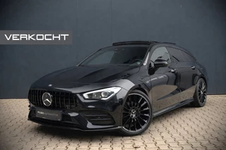 Mercedes-Benz CLA Shooting Brake 250 e Business Solution AMG Limited | Panoramadak | Stoelverwarming | Memory Seats | Keyless | Ambiance Verlichting | Apple Carplay | Camera | Cruise Control | Trekhaak