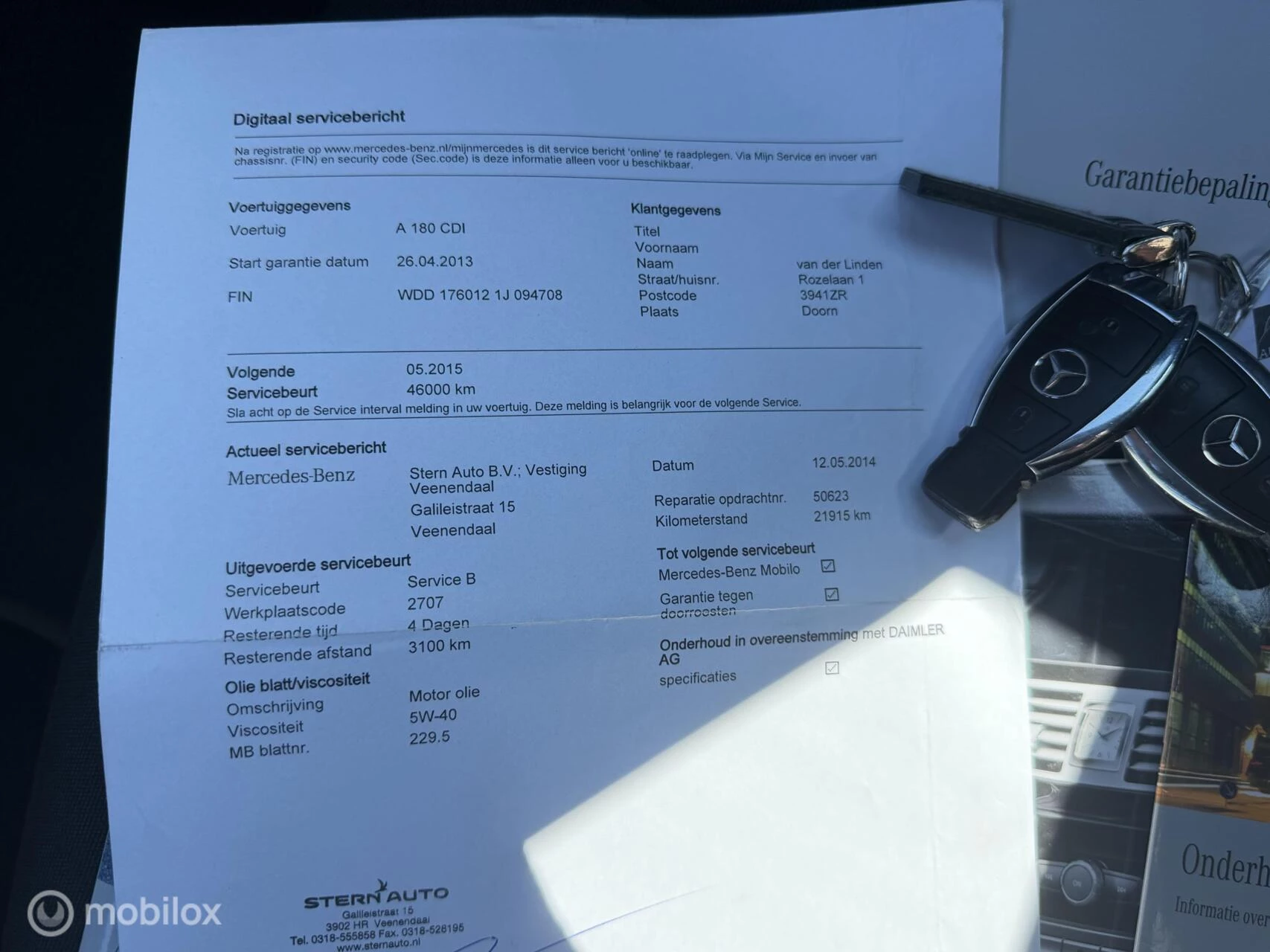 Hoofdafbeelding Mercedes-Benz A-Klasse