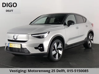 Hoofdafbeelding Volvo C40 Volvo C40 RECHARGE TWIN INTRO AWD 78 KW/408 PK ACCU 92% BIJNA 2022.GARANTIE TOT 2032** 1800 KG TREKGEWICHT. PANODAK