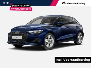 Hoofdafbeelding Audi A3 Audi A3 Sportback Advanced edition 30 TFSI 85 kW / 116 PK Sportback Audi A3 Sportback Advanced edition 30 TFSI 116 PK · Assistentiepakket plus · Afgevlakt stuurwiel mf · Privacy glas