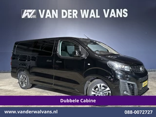 Opel Vivaro 2.0 CDTI 177pk Automaat L3H1 Dubbele Cabine Euro6 Airco | 5-Zits | Camera | Navigatie | Apple Carplay Trekhaak, LM Velgen, Parkeersensoren, Cruisecontrol