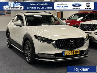 Hoofdafbeelding Mazda CX-30 Mazda CX-30 2.0 e-SkyActiv-X 180PK M Hybrid 100th Anniversary Edition Leder 18inch 360 Camera Adaptive Cruise Schuifdak