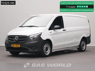 Mercedes eVito 112 112 Elektrisch 66kWh 256km WLTP L2H1 Airco Cruise Camera Stoelverwarming L2 Airco Cruise control