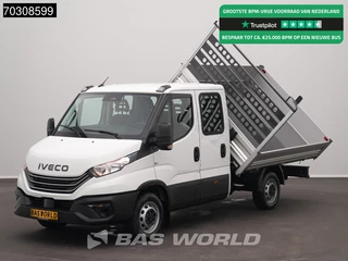 Iveco Daily 35S16 3.0L Automaat Driezijdige Kipper 3,5t Trekhaak 160PK Airco Cruise Parkeersensoren Euro6 Kieper Airco Trekhaak Cruise control