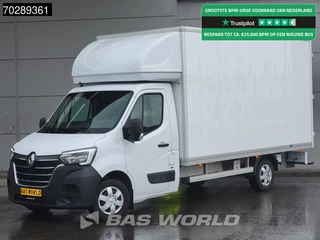 Renault Master 145PK Bakwagen Achterdeuren Navi LED Airco Euro6 Meubelbak Koffer 21m3 Airco