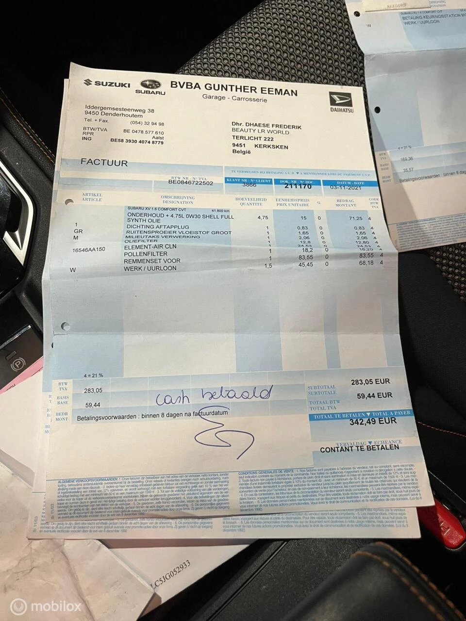 Hoofdafbeelding Subaru XV