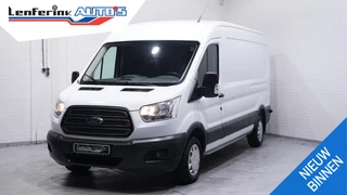 Ford Transit 2.2 TDCI 125 pk L3H2 Trend Airco, APK 10-2026 Cruise Control, 270 Graden Achterdeuren, PDC V+A, 3-Zits