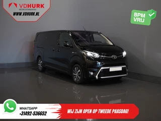 Toyota ProAce Electric Worker 75kWh L3 345km WLTP Snellader/ 2xSchuifdeur/ Xenon/ Keyless/ Carplay/ Head Up/ Navi/ Camera/ Cruise/ Climate/ PDC