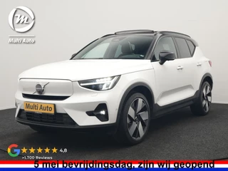 Volvo XC40 Recharge Twin Ultimate 78 kWh 408pk Dealer O.H. | Trekhaak Af Fabriek | Panodak | 360 Camera | Adaptive Cruise | Harman / Kardon | Alcantara Sportstoelen Memory & Verwarmd | Google Assistent | Keyless | Stuur Verwarmd | Blis |