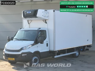 Iveco Daily 70C18 3.0L Automaat Lamberet Koelwagen Vriezer Laadklep Zijdeur Dubbellucht Carrier Supra 750 Airco Euro6 Bakwagen Gekoeld Koel Koeler Koelwagen Vries Vriezer Vrieswagen Kühl Kühler Kühlwagen Kühlkoffer Frigo Airco