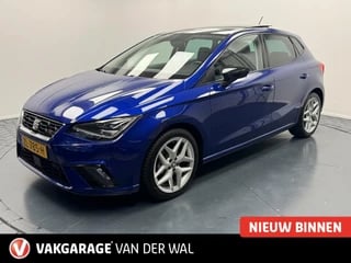 Seat Ibiza 1.0 TSi FR Navigatie-Panoramadak-Clima-Cr.contr-PDC-Lm17''velgen-Stoelverwarming