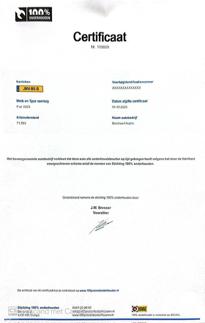Hoofdafbeelding Fiat 500X