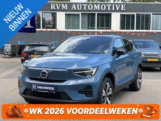 Volvo C40 Recharge Core 69 kWh SOH 93%|| VAN: 33.900,- VOOR: 30.877,- UW WKVOORDEEL: 3.023,-|VOLVO DEALER ONDERHOUDEN| ACHTERUITRIJCAMERA| PANORAMADAK| STOEL + STUURVERWARMING| RIJKLAARPRIJS INCL. 12 MAANDEN BOVAG GARANTIE|