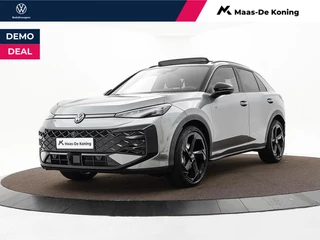 Hoofdafbeelding Volkswagen T-Roc Volkswagen T-Roc R-Line First Edition 1.5 eTSI 150 PK 7 versn. DSG · Assistance Pakket · Black Style Pakket · Multimedia Pakket · Panoramaschuif-kanteldak · Trekhaak ·