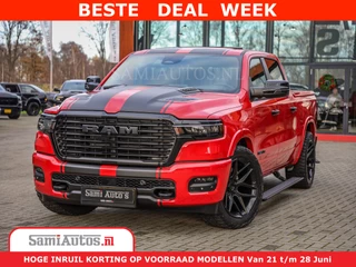 Dodge Ram 1500 Night Premium | Full Option | De Meest Luxe Pick-Up in zijn Klasse | Comfortabele Dubbele Cabine met Royale 5 Zitplaatsen | BPM vrij | Nu Leverbaar uit Voorraad | Voorraad Nr 2226 - 4993