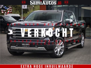 Chevrolet Silverado LUXURY PICK UP | 6.2 V8 HIGH COUNTRY | BOM VOL | DC | TITANIUM RUSH KLEUR | HUD | ZO GOED ALS NIEUW |