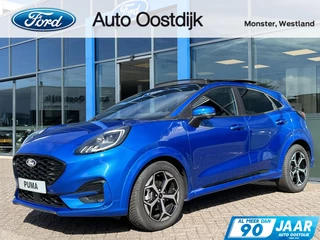 Ford Puma 1.0 EcoBoost Hybrid ST-Line 125PK Automaat NIEUW MODEL!! Panodak Afn. Trekhaak Winterpack MATRIX-LED Elek. Achteklep Adaptieve Cruise SYNC4 Keyless Navi Privacy Glass *Full Options*