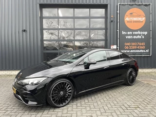 Mercedes EQE 300 AMG Line 89 kWh JUNGE STERNE GARANTIE T/M 05-2029|BURMESTER|SFEERVERLICHTING|CARPLAY|CAMERA|STOELVERWARMING
