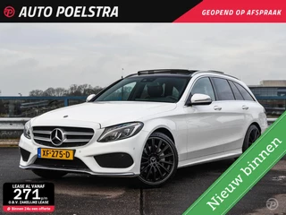 Mercedes-Benz C-klasse Estate 220 CDI AMG Panoramadak Distronic Burmester Trekhaak Sfeerverlichting LED Leder Stoelverwarming