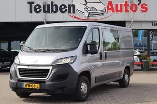 Peugeot Boxer 330 2.2 BlueHDi 140 L2H1 Premium DC Linker- en rechter zijdeur, Dubbel Cabine, Climate control, Navigatie, Trekhaak, Camera