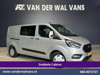 Ford Transit Custom 2.0 TDCI 170pk Automaat L2H1 Dubbele Cabine Euro6 Airco | 5-Zits | Xenon | Camera | Navigatie | Apple Carplay | LED Android Auto, Stoelverwarming, Verwarmde voorruit, Parkeersensoren, Trekhaak
