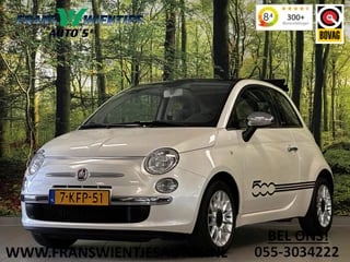 Fiat 500C 0.9 TwinAir Lounge | Navigatie | Blue & Me | Bluetooth | 15" Lichtmetaal | Airconditioning | Parkeersensoren | Multifunctioneel Stuurwiel | Elektrische Spiegels | Elektrische Ramen |