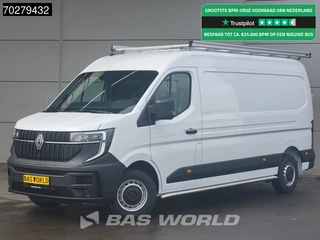 Renault Master 130PK 2025 model L3H2 Imperiaal Sidebars LED CarPlay Cruise Airco Camera L3 12m3 Airco Cruise control