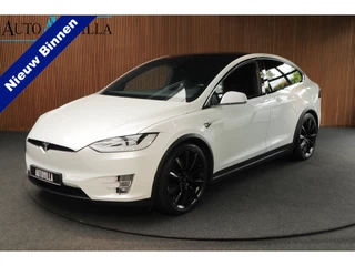 Hoofdafbeelding Tesla Model X Tesla Model X Dual Motor AWD 7p. 100 kWh Autopilot Leer Navi ACC 360º Stoelverwarming voor & achter Memory Alcantara hemel Climate voor en achter PDC Softclose Afneembare trekhaak 22 inch LM velgen BTW auto