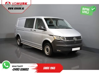 Volkswagen Transporter T6.1 2.0 TDI 150 pk L2 DC Dubbel Cabine 4Motion/ 4x4/ Standkachel/ 2.5t Trekverm./ Cruise/ 4-motion