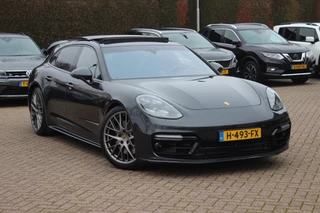 Porsche Panamera Sport Turismo 2.9 4 E-Hybrid / Panoramadak / 360Camera / Head-up / Matrix LED / Adaptieve stoelen / Bose / 21'' / Keyless / Softclose / Achterasbesturing / Stoelverwarming 4x / Sportuitlaat / Dodehoek / DAB / ACC